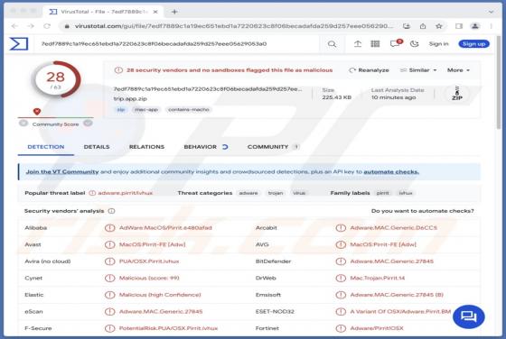 Publiciel Trip.app (Mac)