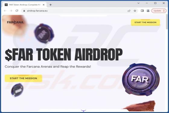 Arnaque FAR TOKEN AIRDROP