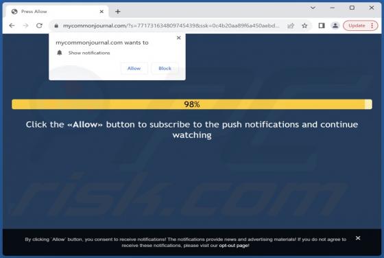 Publicités Mycommonjournal.com