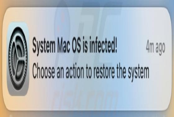 Notification Arnaque MacOS Is Infected - Virus Found