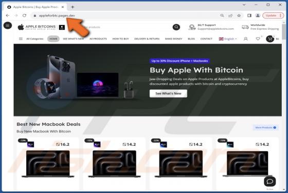 Arnaque Buy Apple Products With Bitcoins