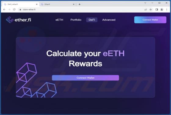 Arnaque Fake Ether.fi