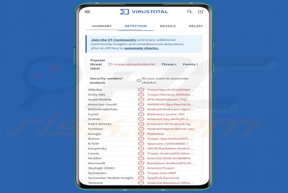 Maliciel XploitSPY (Android)