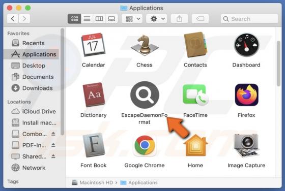 Publiciel EscapeDaemonFormat (Mac)