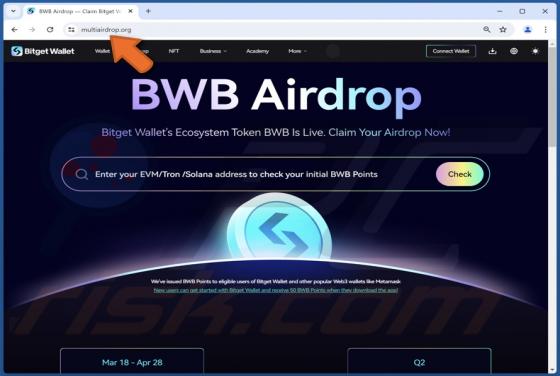 Bitget Wallet (BWB) Airdrop Arnaque