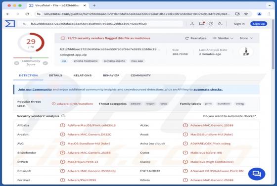 Publiciel Stringent.app (Mac)