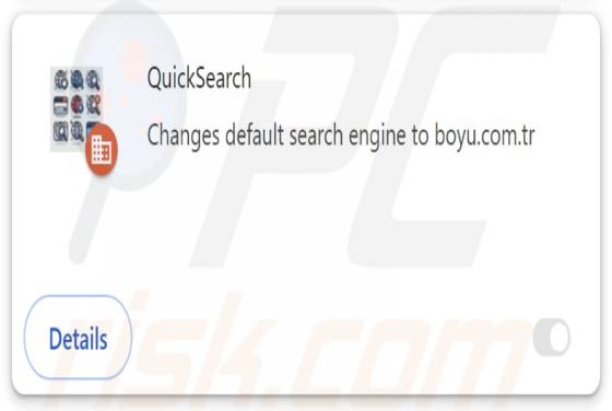 Pirate de Navigateur QuickSearch