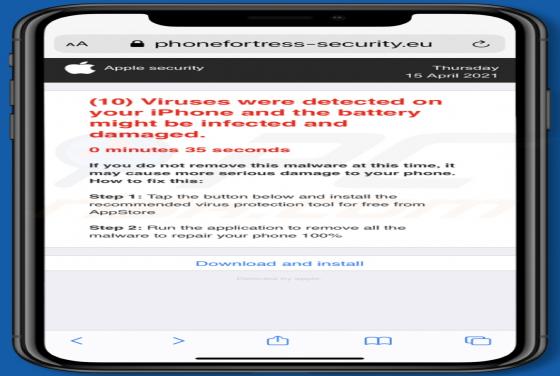 (10) Viruses Were Detected On Your iPhone POP-UP Arnaque (Mac)