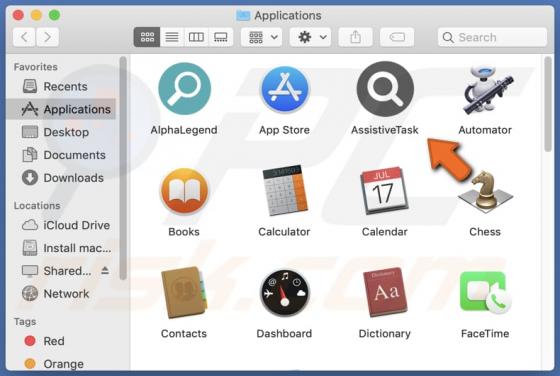 Publiciel AssistiveTask (Mac)