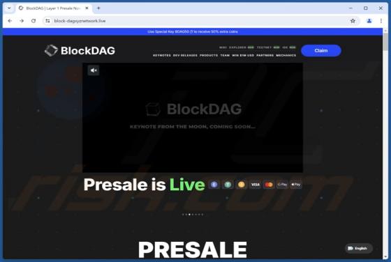 BlockDAG Presale Arnaque
