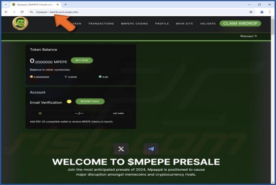 $MPEPE PRESALE Arnaque