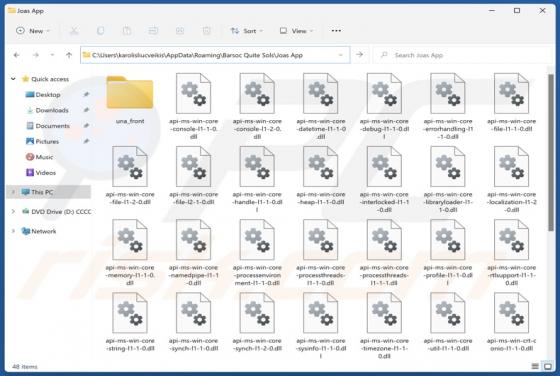 Application indésirable Joas App