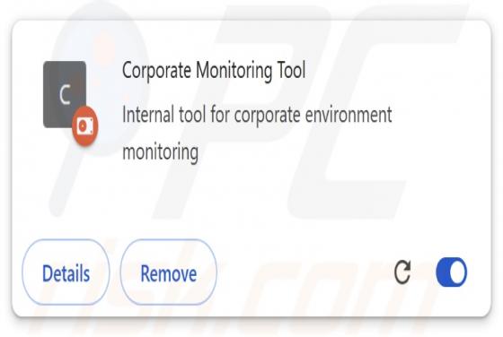 Corporate Monitoring Tool Extension malveillante