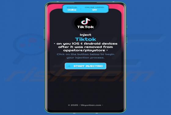 Inject TikTok Arnaque (Android)