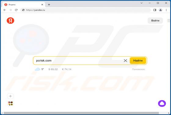 Yandex.ru Redirection