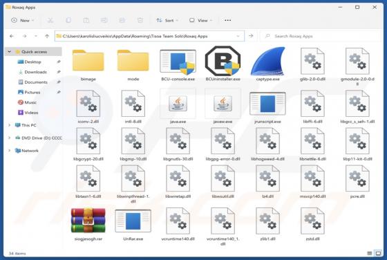 Roxaq Apps Application indésirable
