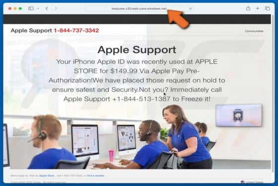 Your Apple ID Was Recently Used At APPLE STORE POP-UP Arnaque (Mac)
