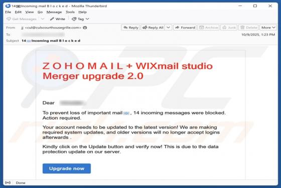 Zoho Mail + Wix Mail Studio Merger Upgrade Arnaque