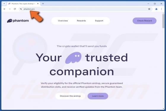 Phantom Airdrop Arnaque