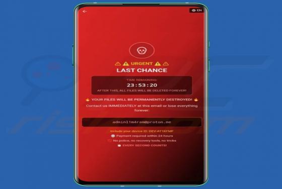 Malware DroidLock (Android)
