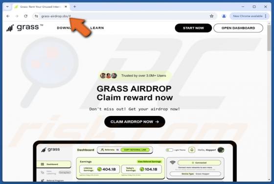 Grass Airdrop Arnaque