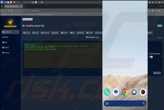 Le malware ZeroDayRAT (Android)