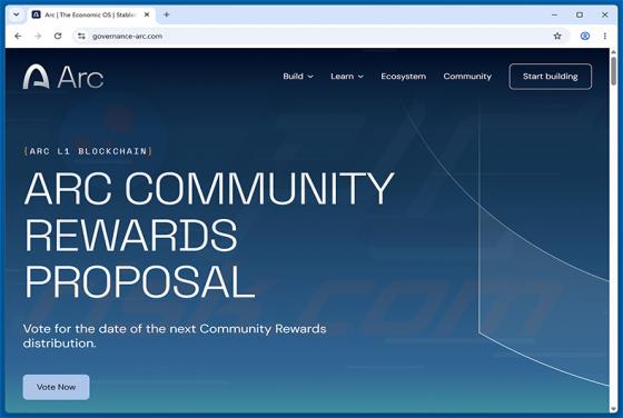 Arc Community Rewards arnaque