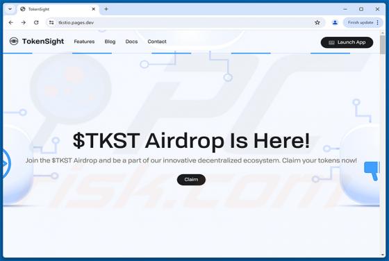 TokenSight ($TKST) Airdrop arnaque