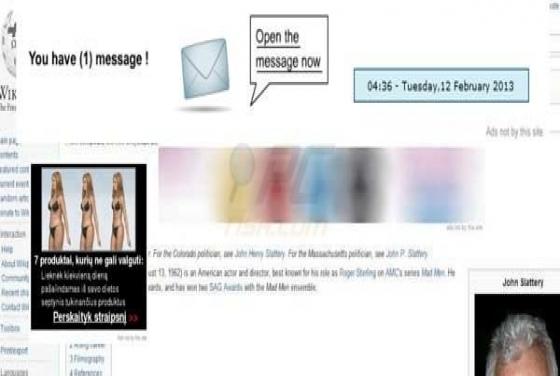 Virus Ads not by this site