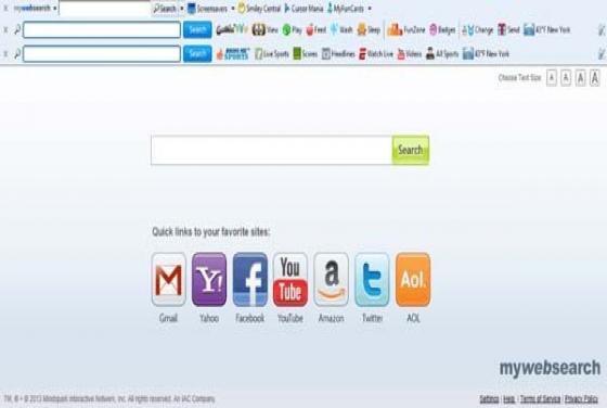 Barre d'outils MyWebSearch.com