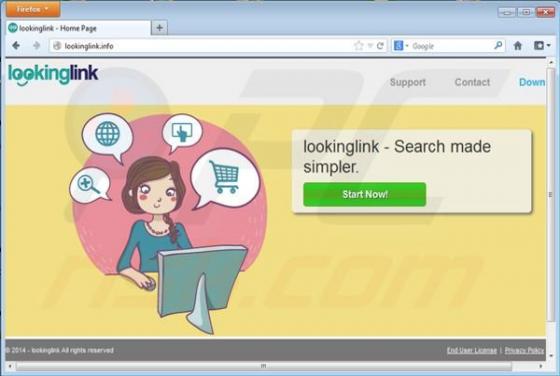 Des publicités de Lookinglink