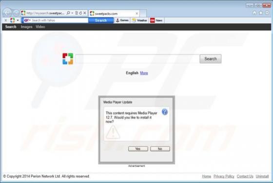 Virus Mysearch.sweetpacks.com