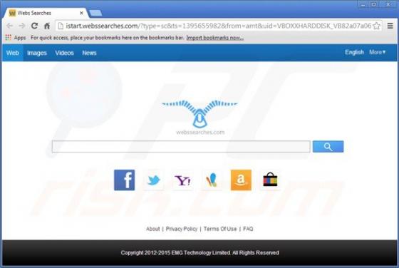 Virus istart.webssearches.com