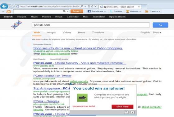 Redirection vers Eazel.com