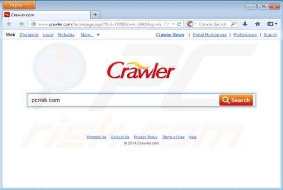 Redirection vers Crawler.com