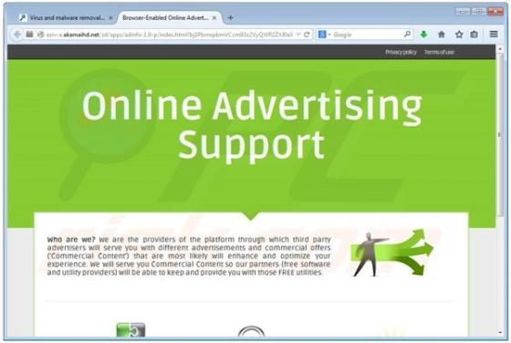 Publicités Online Advertising Support