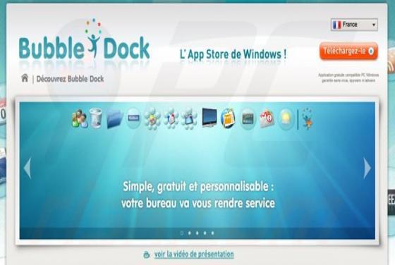 Publicités Bubble Dock
