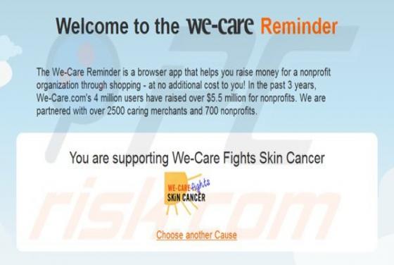 Logiciel de publicité We-Care.com