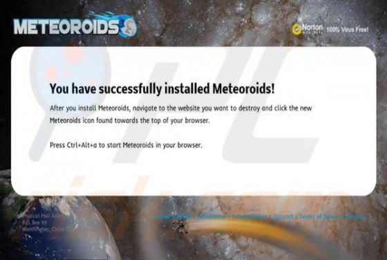 Publicités Meteoroids
