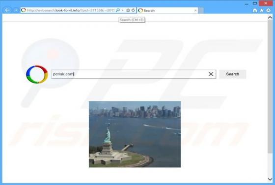 Redirection vers Websearch.look-for-it.info