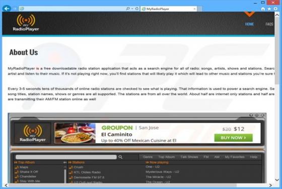 Publicités RadPlayer