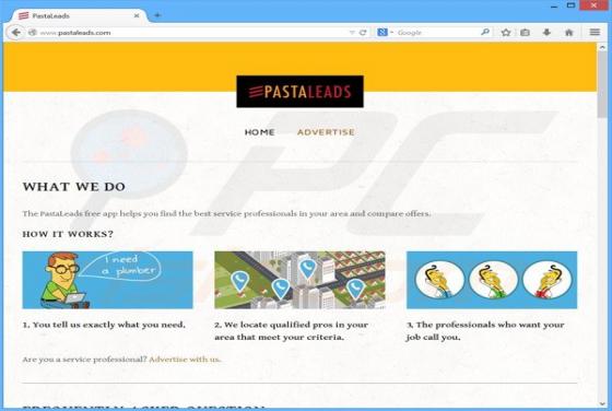 Publicités PastaQuotes