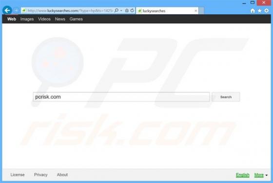 Redirection vers LuckySearches.com