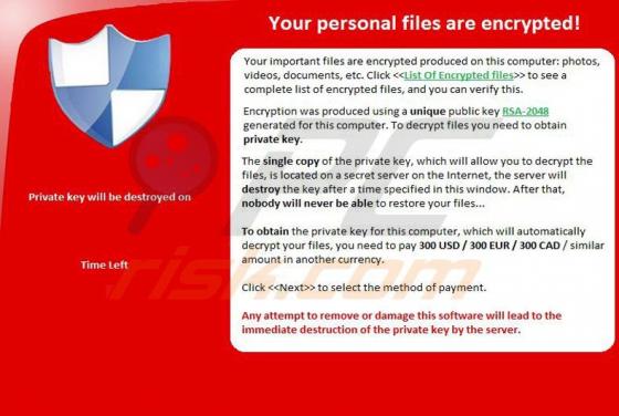 Virus TorLocker