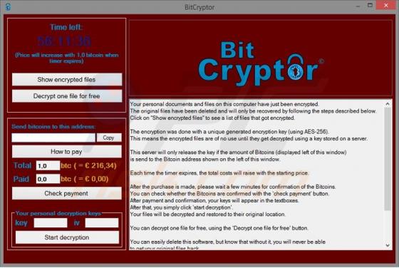 Virus BitCryptor