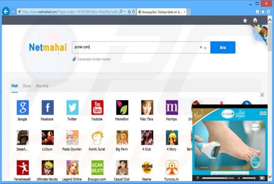 Redirection vers Netmahal.com