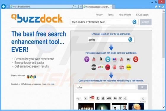 Logiciel de publicité Buzzdock