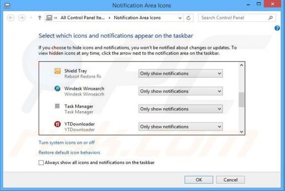 Logiciel de publciité Windesk Winsearch