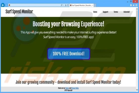 Ads par Surf Speed Monitor