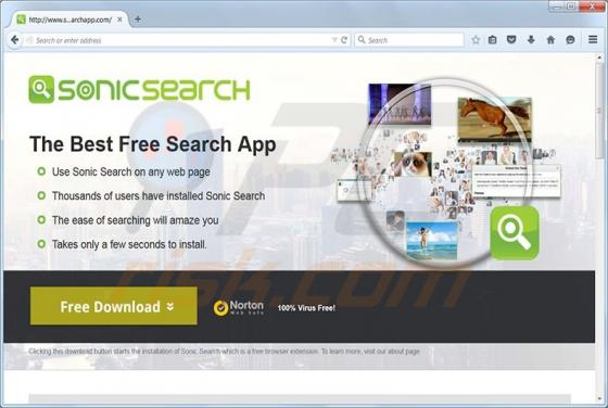 Publicités Sonic Search
